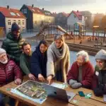 Locals in a norwegian town use crowdfunding to finance a new neighborhood playground